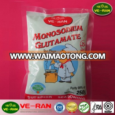 monosodium glutamate, 99% fine crystal msg